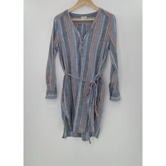 AG Adriano Goldschmied Striped Cotton Tir Waist Dress Size XS Preppy, FLAW - Picture 1 of 15